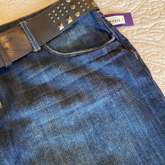 Apt.9 Denim Mini skirt - Picture 3 of 10